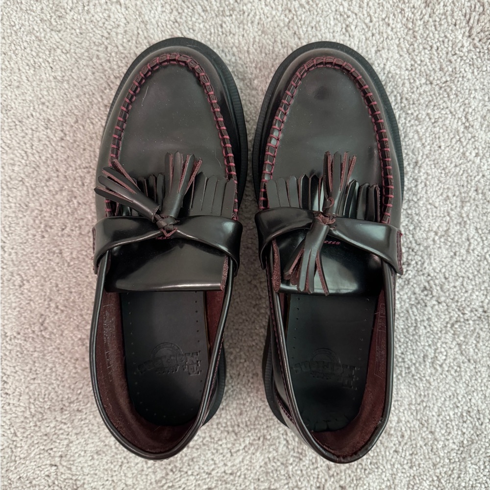 Dr. Marten - Adrian Cherry Red Loafers